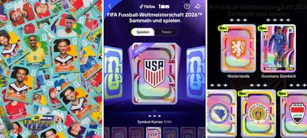 Panini-Karten auf Tiktok – Hanuta-Sticker per Code: Digitales Sammeln für die WM